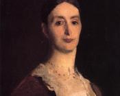 约翰辛格萨金特 - Portrait of Frances Mary Vickers